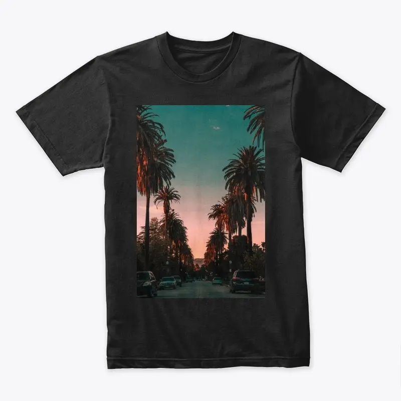 Sunset L.A Tee - Black